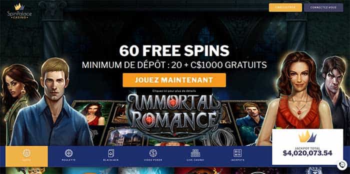 spin casino revue (ex spinpalace.com)