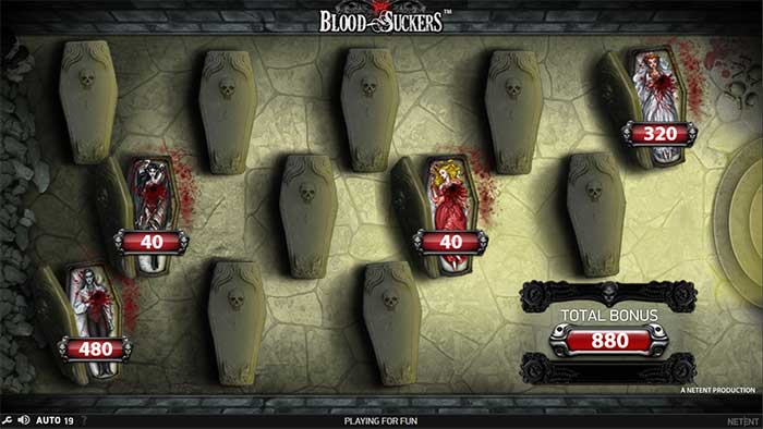 Blood Suckers jeu bonus