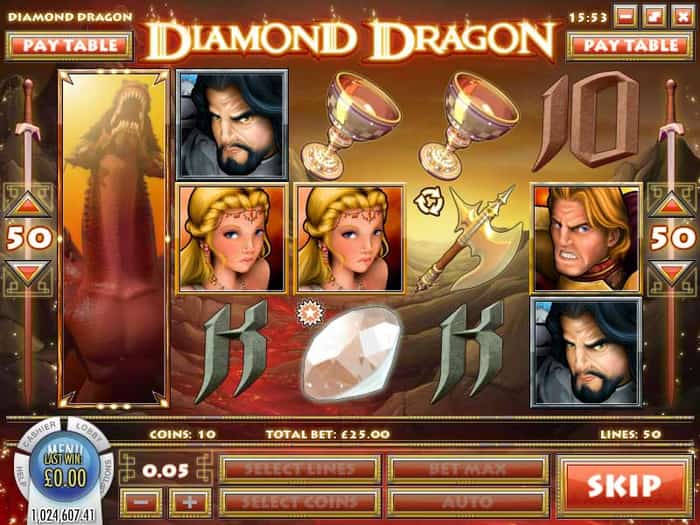 diamond dragon machine à sous