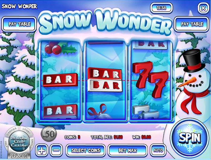 Snow Wonder Machine à Sous
